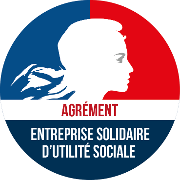 Logo ESUS, représentant l'objectif d'utilité sociale de la Nef